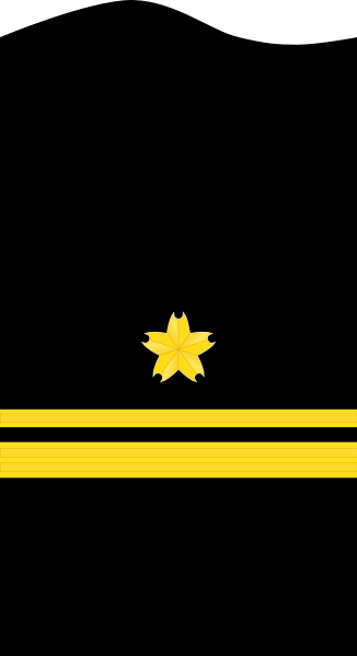 파일:JMSDF Lieutenant Junior Grade insignia (a).svg