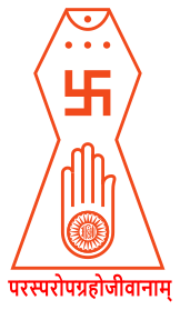 Das Symbol des Jainismus, der Jain Prateek Chihna