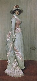 James McNeill Whistler, Harmony in Pink and Grey (Portrait of Lady Meux), 1881[303]