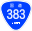 Japanese National Route Sign 0383.svg