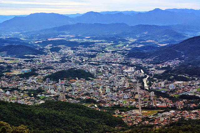 Vista da cidade, a partir do morro Boa Vista