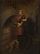 121 Louis XI of France visiting Cardinal Balue in his iron cage