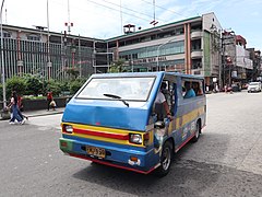 Jeepney outside Bacolod City Hall