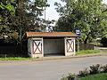 English: Jerutki - bus stop Polski: Jerutki - przystanek autobusowy