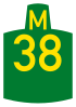 Escudo da rota metropolitana M38