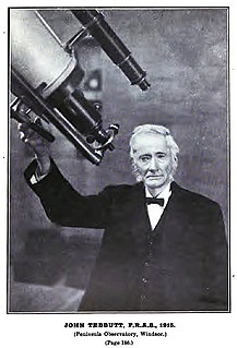 <span class="mw-page-title-main">John Tebbutt</span> 19th and 20th-century Australian astronomer