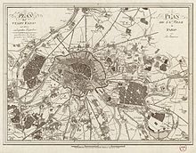 1805 (Lantz, Plan de la ville de Paris avec ses environs)