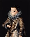 Anna of Austria at the age of six, 1607, by Juan Pantoja de la Cruz