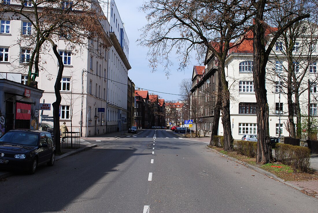 Ulica Józefa Poniatowskiego w Katowicach