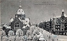 August-Schneider-Straße mit Synagoge