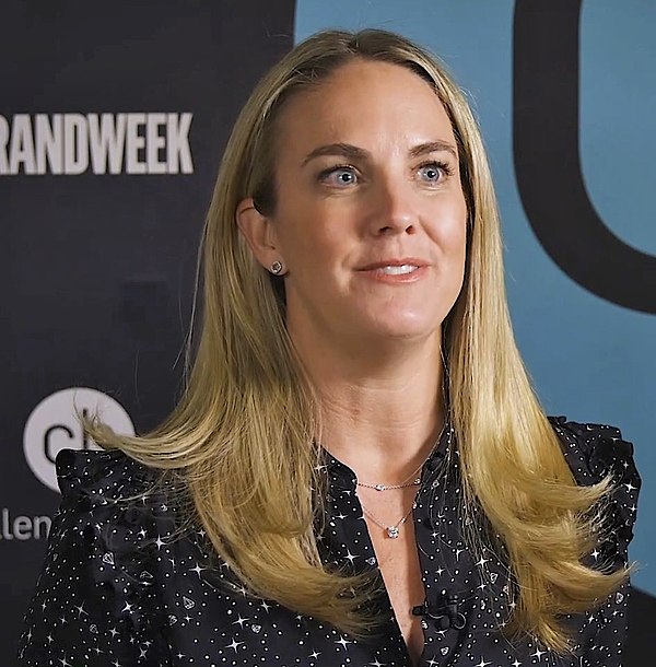 Kelly Campbell, chief marketing officer, later president of Hulu, speaks to AdWeek in 2019.