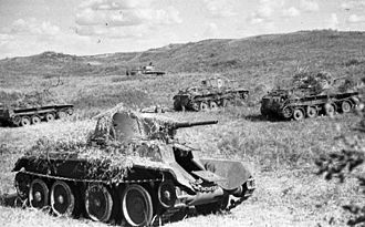 BT-7 tanks Khalkhin Gol Soviet tanks 1939.jpg