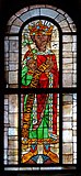 Regele David, vitraliu din epoca romanică, Domul din Augsburg, sfârșitul secolului al XI-lea.