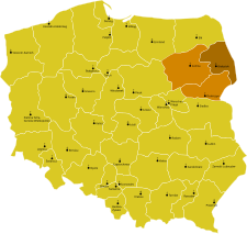 Diecéze lomžanská na mapě