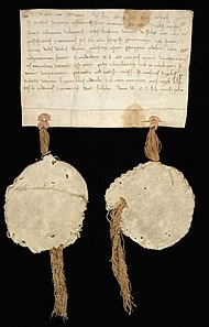 Skyddsbrev utfärdat i Stockholm till nunnorna i Vårfruberga av Kung Valdemar och Birger Jarl.
