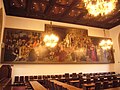 Velika konferenčna dvorana s sliko "Monachia" Karla von Pilotija iz let 1869-1879, odstranjena leta 1952 in ponovno preoblikovana leta 2004, dimenzije: 6 × 17 m, strošek nakupa : 50.000 guldnov