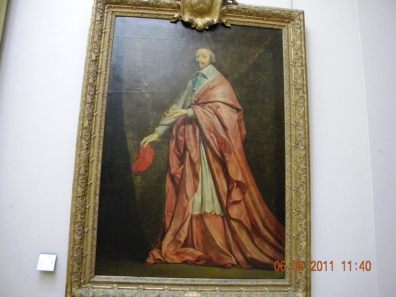 File:LOUVRE Museum, Le Cardinal de Richelieu, painting by Philippe de Champaigne.jpg