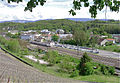 La Plaine et sa gare en 2012.