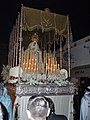 La Borriquita, paso de palio.  Domingo de Ramos. Semana Santa en El Puerto de Santa María, Cádiz, España.