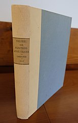 1813 copy of "Theorie des fonctions analytiques"