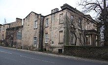 The L&PJR's Lancaster terminus is now part of the city's hospital Lancaster first station (2019).JPG