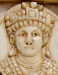 דמותו של הקיסר אנסטסיוס על דיפטיכון של קונסול בשם פלאביוס אנסטסיוס