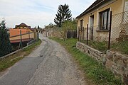 Čeština: Lesní ulice v Rudolfově, okres České Budějovice, Jihočeský kraj. English: Lesní street in Rudolfov, České Budějovice District, South Bohemian Region, Czechia.