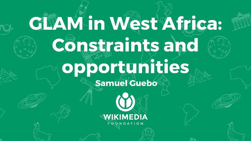 File:Lightening talks - GLAM in West Africa, contraints and opportunities.pdf