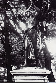 Lilla Weneda statue, Cracow, Planty
