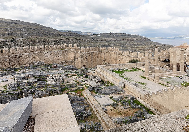 File:Lindos Acropolis Ακρόπολη της Λίνδου Rhodes Ρόδος 2019-11-24 20.jpg