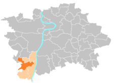 Praha 16 na mapě