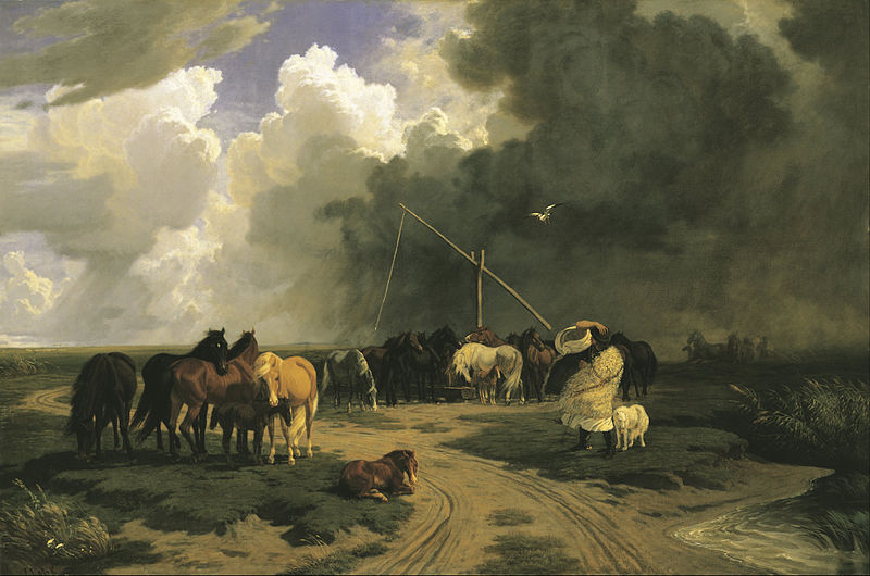 File:Lotz, Károly - Horses in a Rainstorm - Google Art Project.jpg
