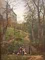Huile sur toile du chemin des Cuves de Sassenage par Louis Vagnat, entre 1860 et 1886.