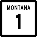 Montana Route Marker