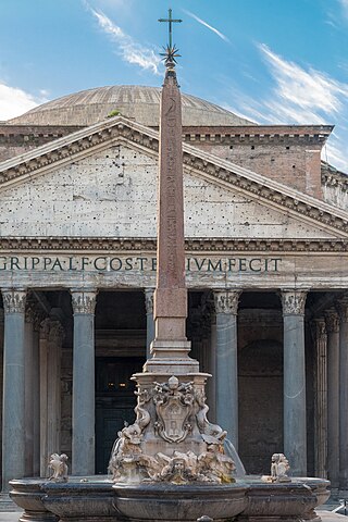 <span class="mw-page-title-main">Pantheon obelisk</span> Egyptian obelisk in Rome