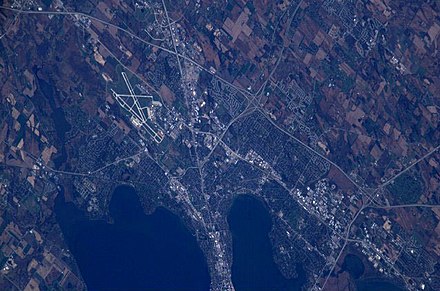 Eastern Madison photographed from the International Space Station (ISS)