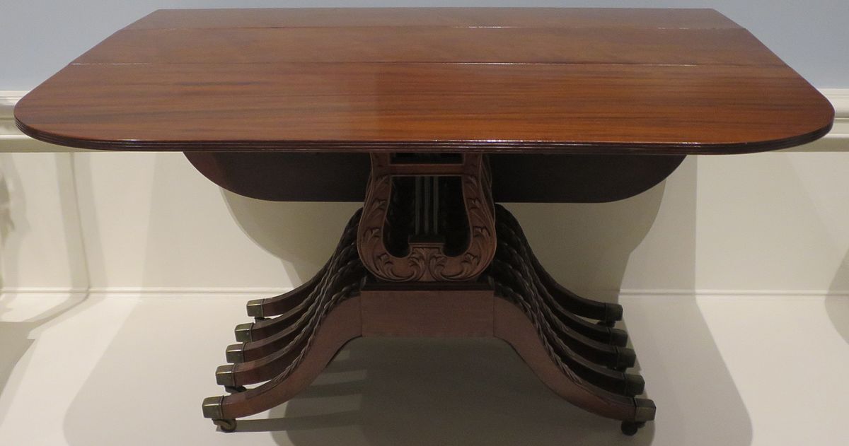 Datei Mahogany Dining Table Attributed To Duncan Phyfe C 1815