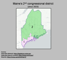 Description de l'image Maine's 2nd congressional district (since 2023).png.