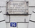 Plaque on home in Paris