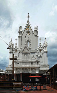 St. Marys Jacobite Syrian Cathedral, Manarcad Church in Kerala, India