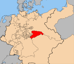 Położenie Saksonii