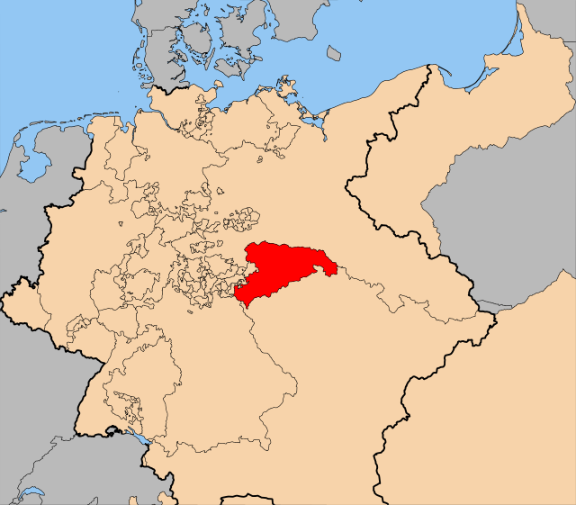 Położenie Saksonii