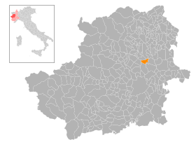 Ubicación de Lombardore