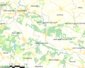 Poziția localității Saint-Congard