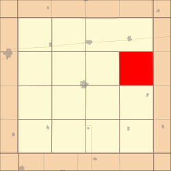 Map highlighting Liberty Township, Fillmore County, Nebraska.svg