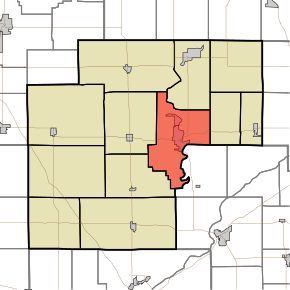 Map highlighting Union Township, White County, Indiana.svg