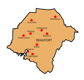 Localisation de District de Beaufort