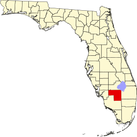 Placering af Hendry County (Hendry County)