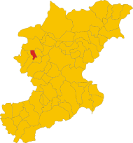 Vallata (Provincia Bellunensis): situs