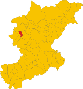 Localização de Vallada Agordina